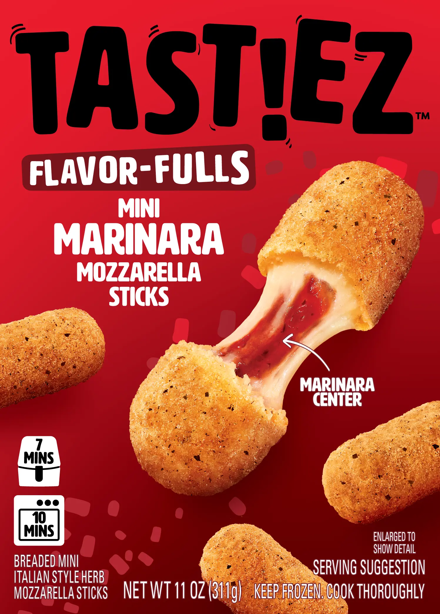 Mini Marinara Mozzarella Sticks